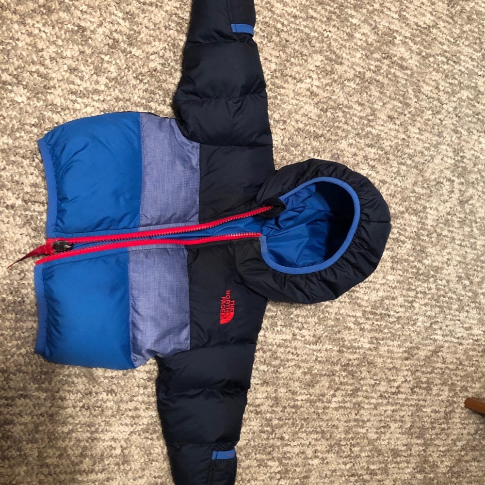 Reversible north face puffer